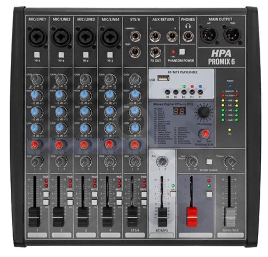 Table de mixage + micro