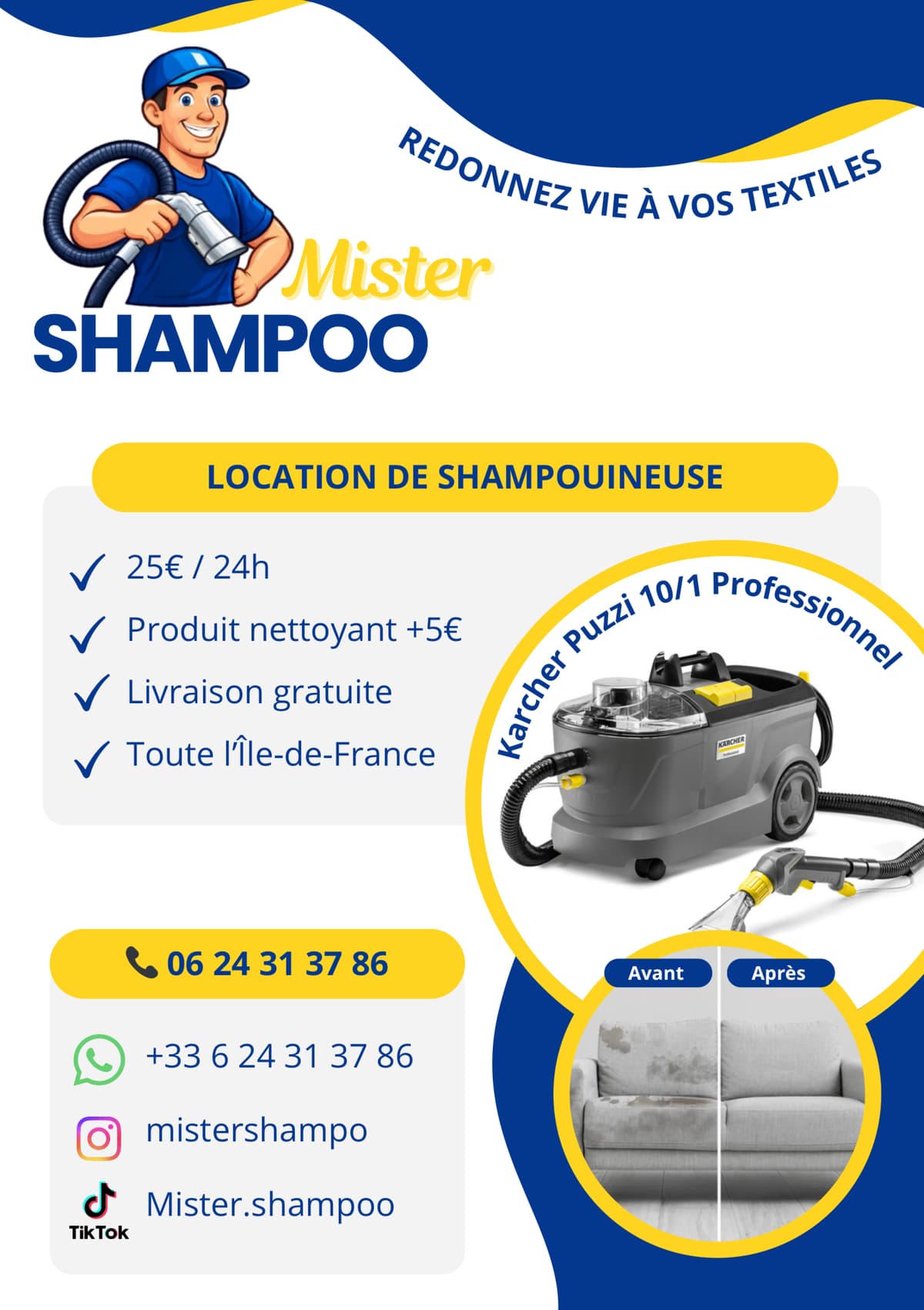 Location shampouineuse