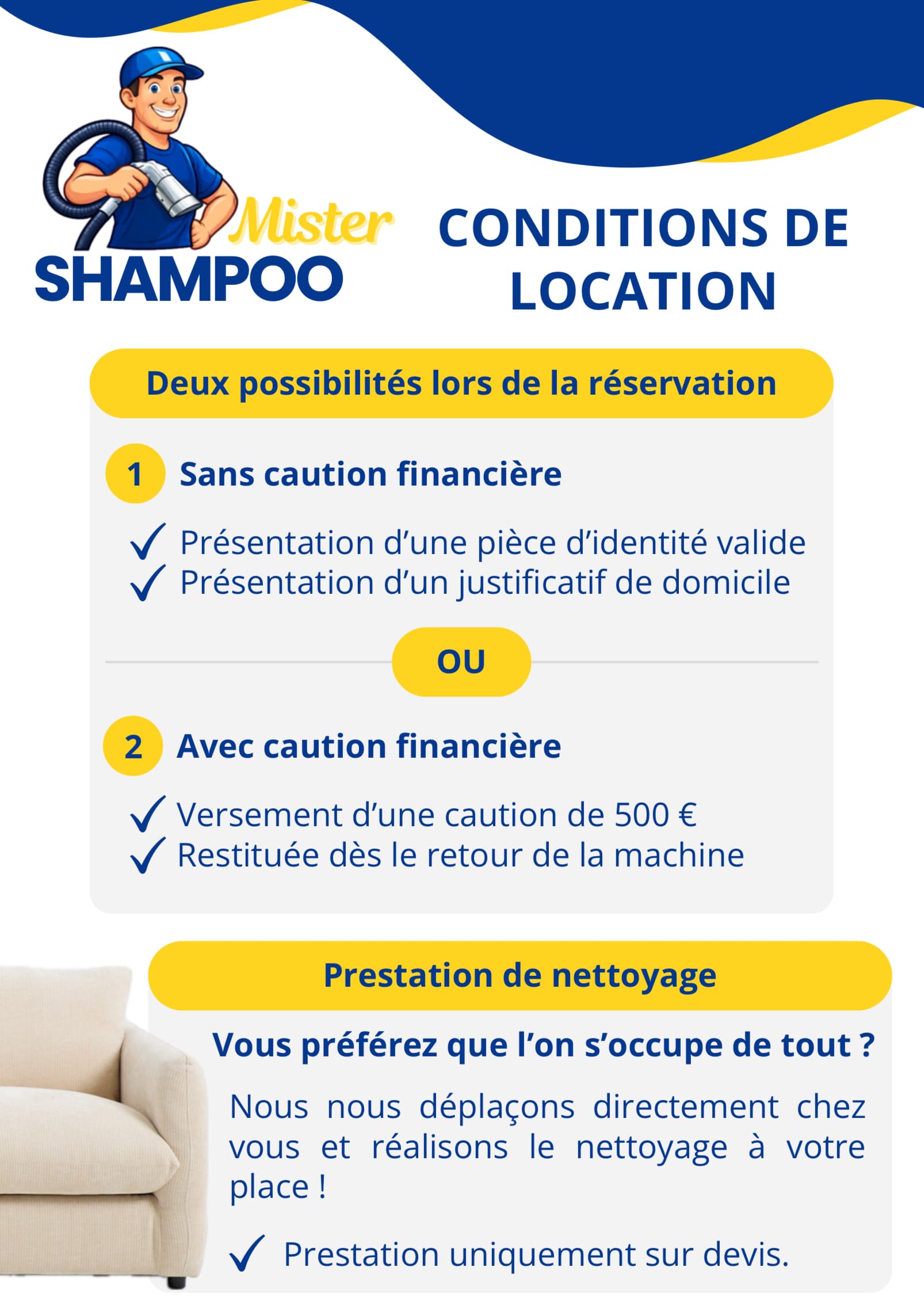 Location shampouineuse professionnelle à Paris