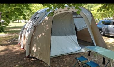Tente 5 personnes 2 chambres – idéale en famille