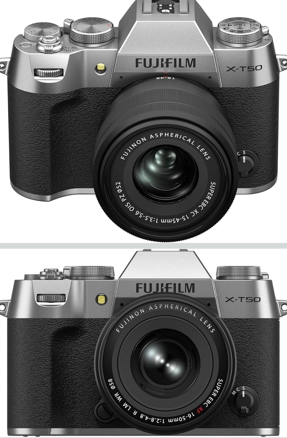 Location Fujifilm X-T50 Silver + objectif 15-45 mm à Pin