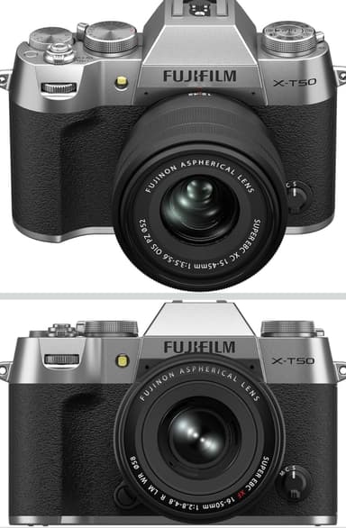 Location Fujifilm X-T50 Silver + objectif 15-45 mm à Pin