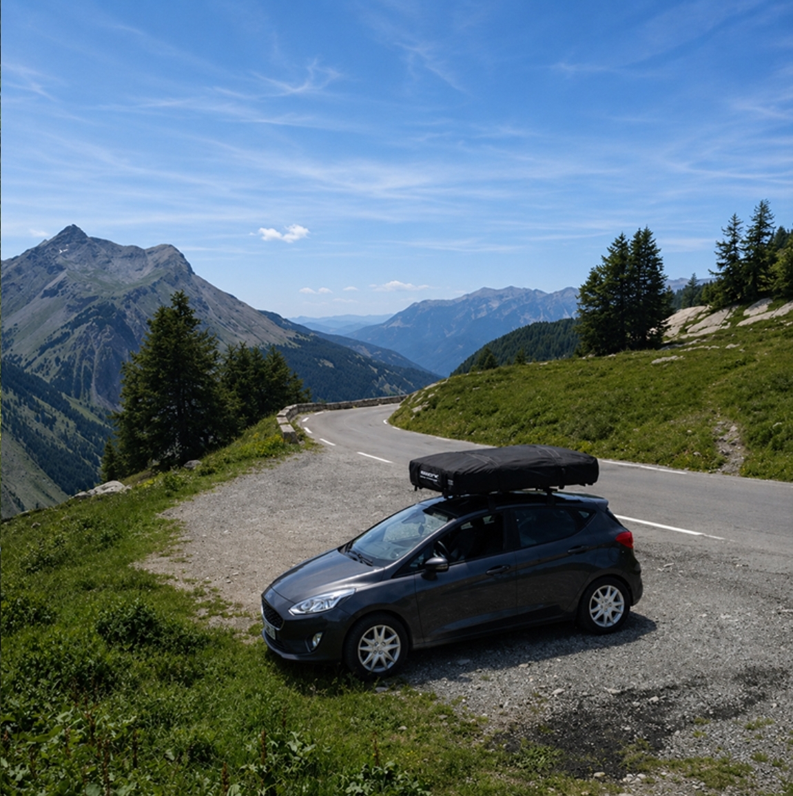 Tente de toit familiale avec auvent – 3 à 4 places