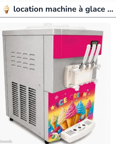 Location machine à glace italienne – Nogent-le-Rotrou
