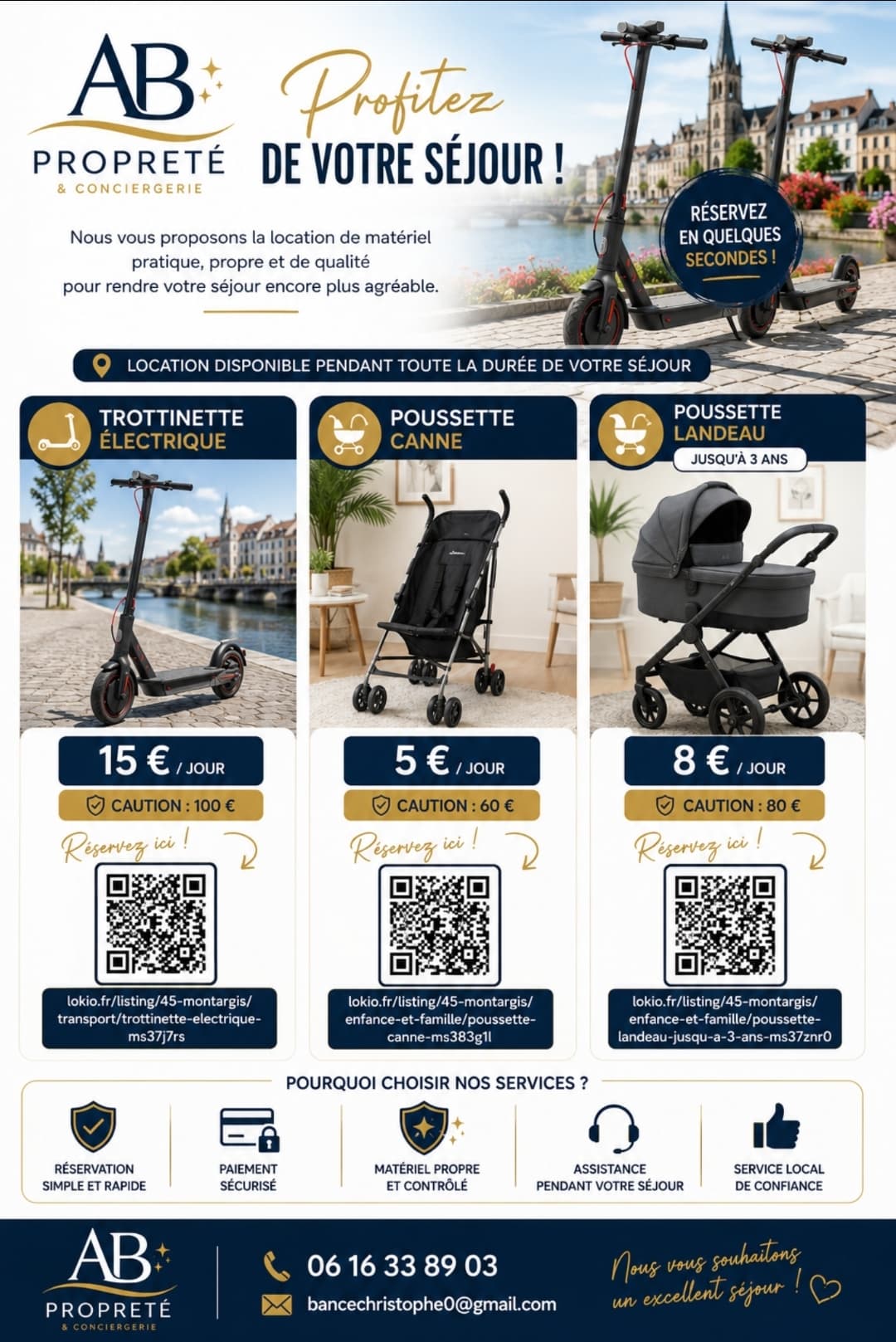 Location poussette landeau jusqu'à 3 ans – Montargis