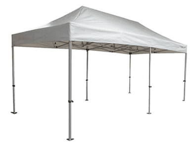 Tonnelle pliante 3x6m – Aluminium, toile imperméable