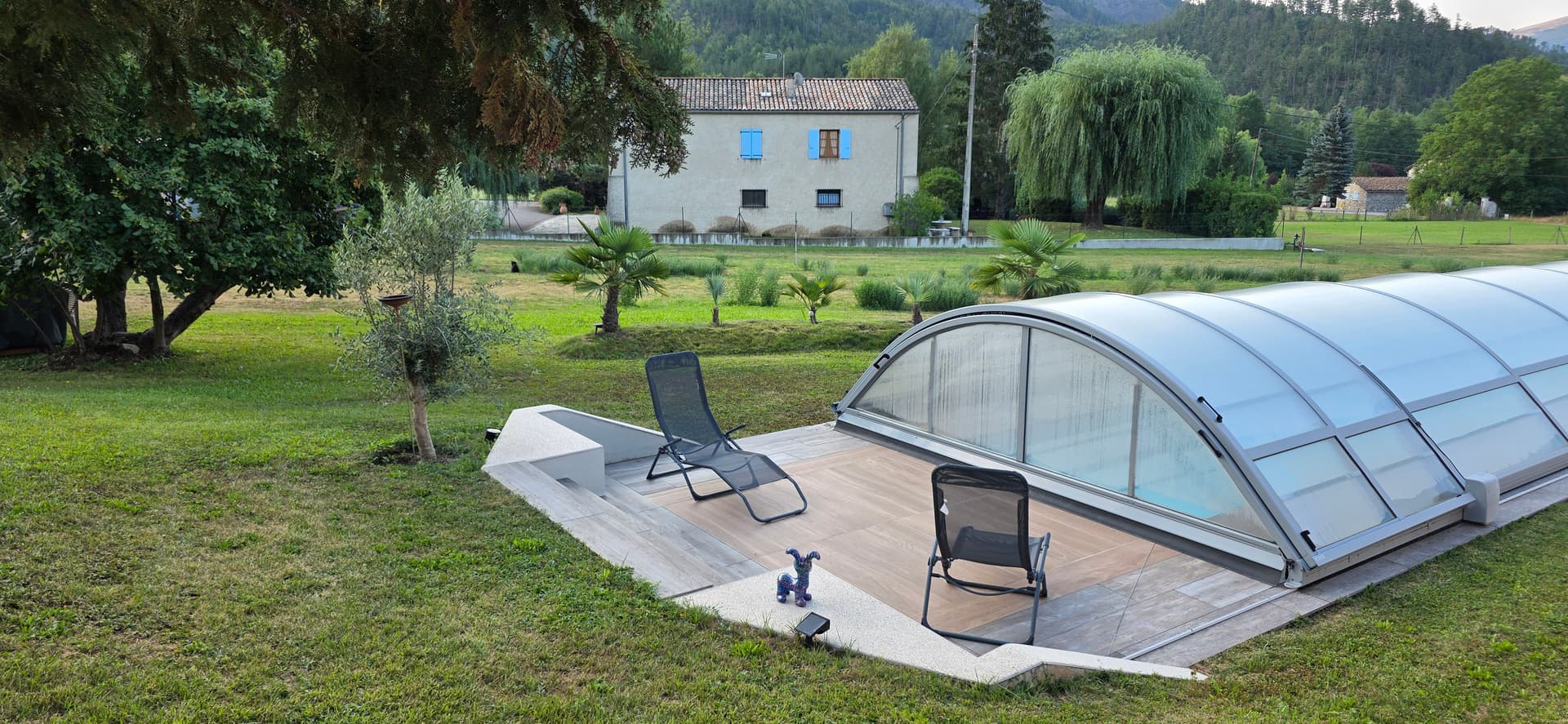 Location espace avec piscine à La Motte-du-Caire