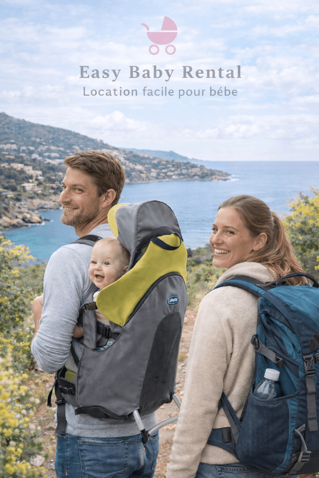 Location porte-bébé randonnée à Cannes – Confort & sécurité