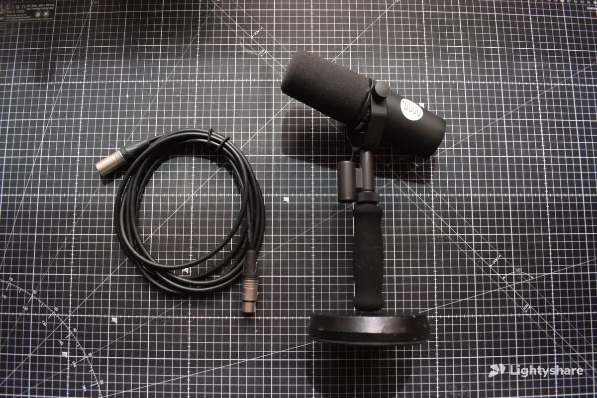 Location microphone Shure SM7B à Paris