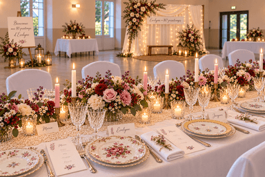 Location d'assiettes vintage dépareillées – événements