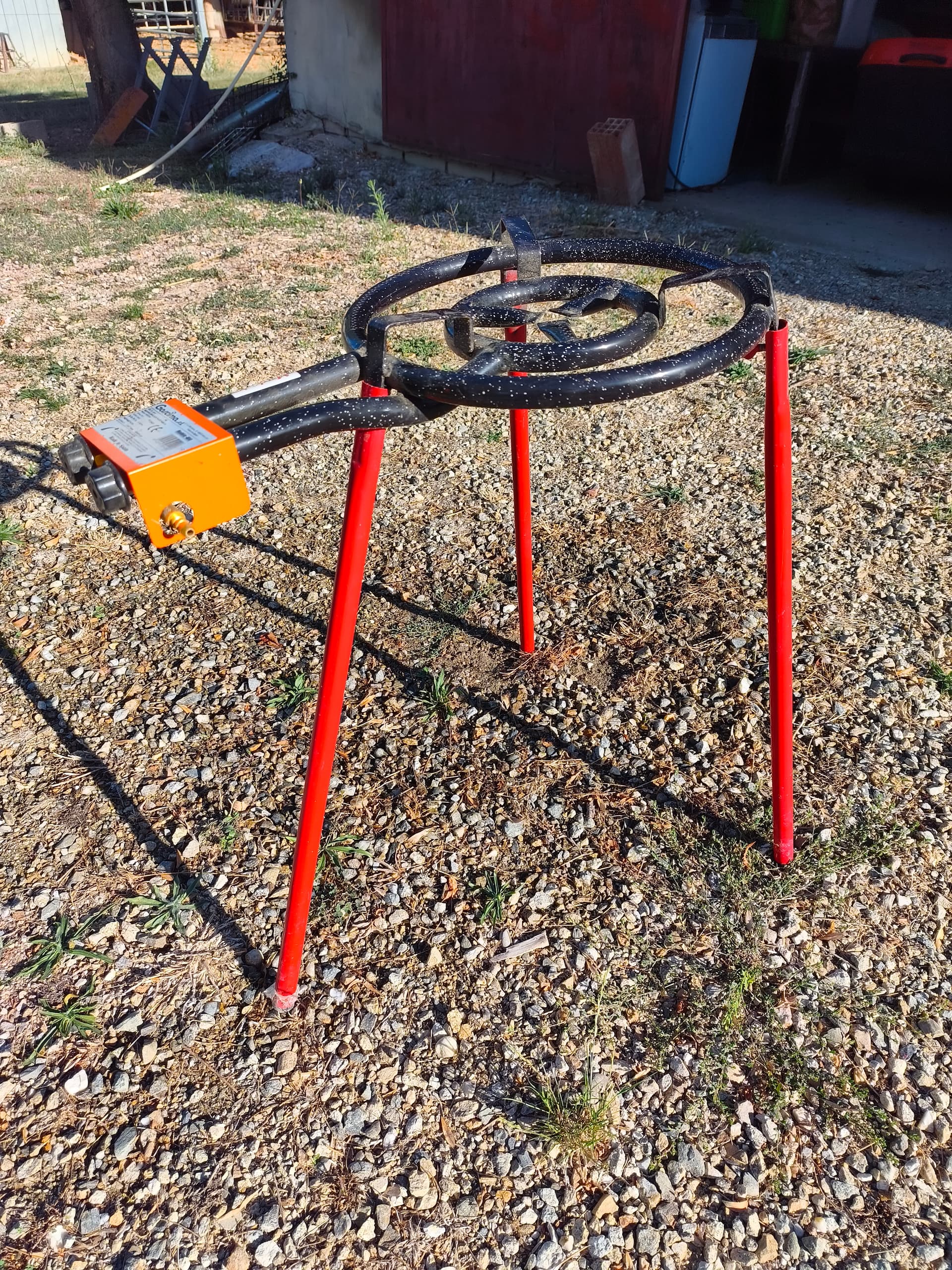 Location brûleur à gaz sur pied et poêle à paella 50 cm