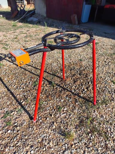 Location brûleur à gaz sur pied et poêle à paella 50 cm