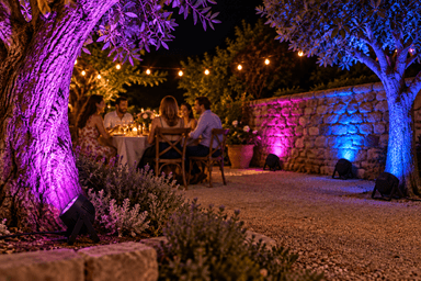 Location 4 projecteurs PAR LED RGB – Éclairage soirée