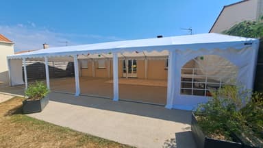 Location barnum 6x12 m avec montage à Sainte-Pazanne