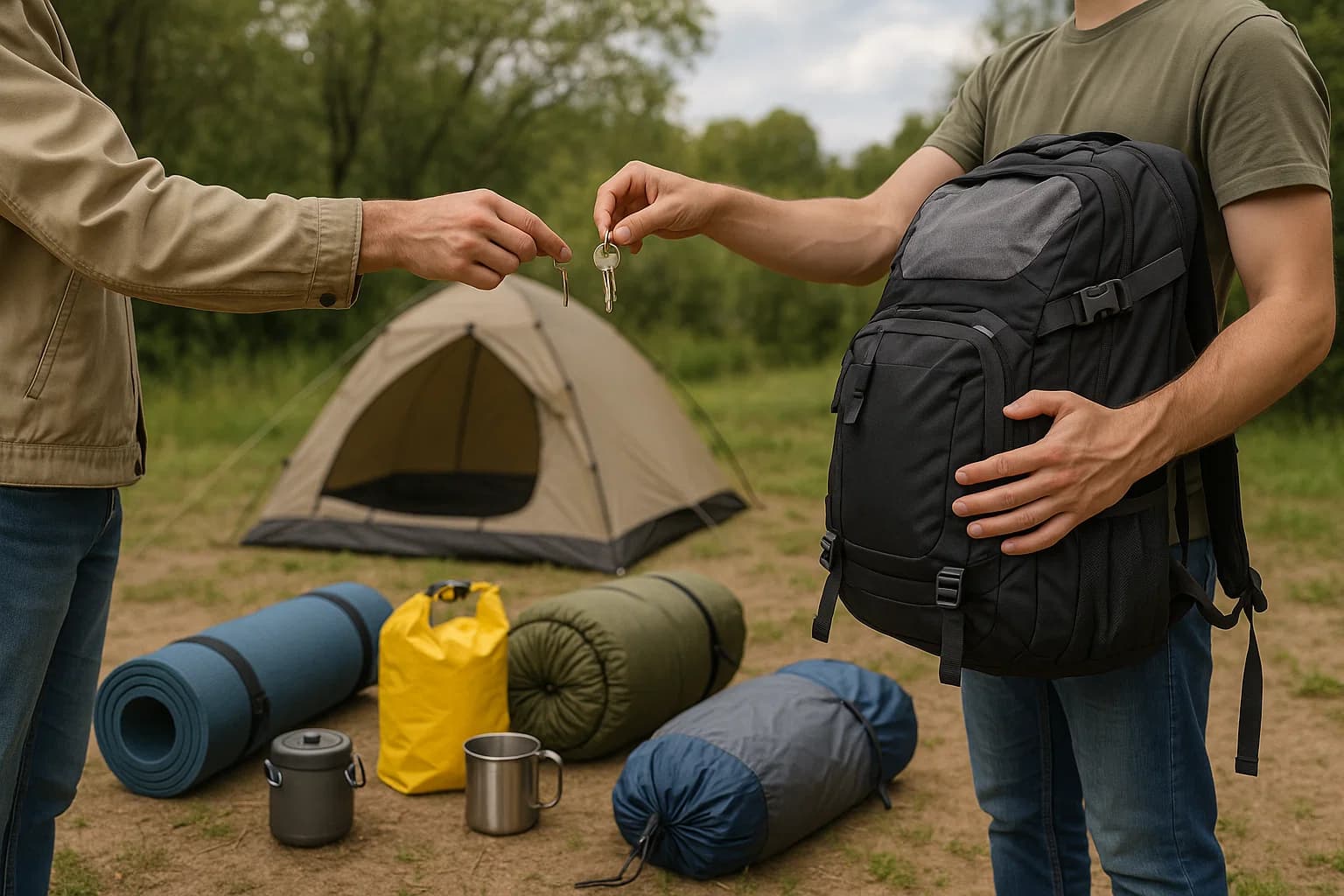 Location de matériel de camping entre particuliers