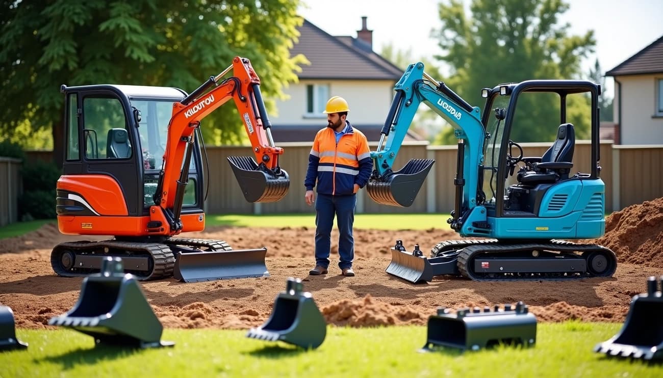 Kiloutou vs Loxam : Quelle Mini Pelle Louer en 2025 ? Guide Particuliers