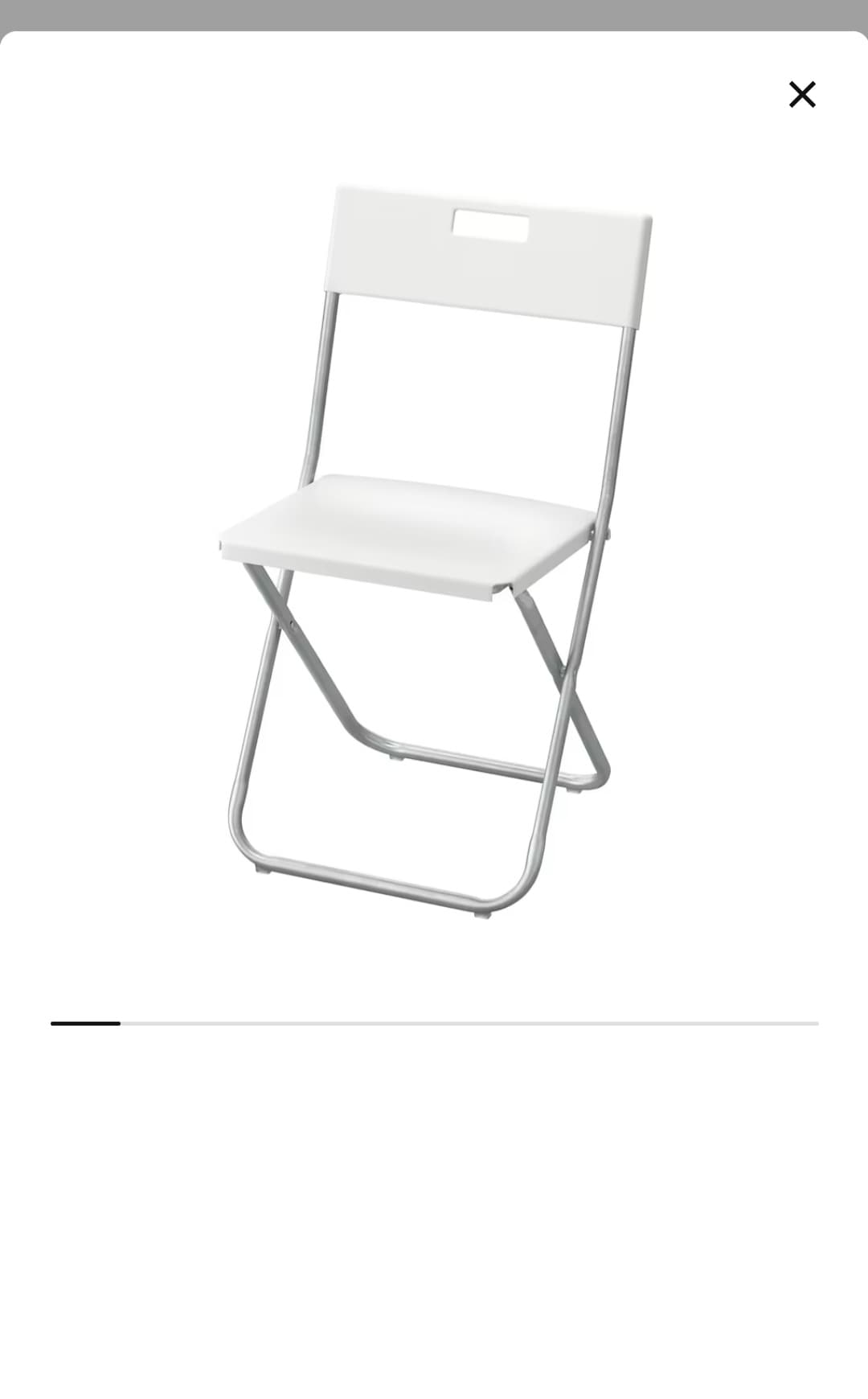 Location des chaises pliantes blanches