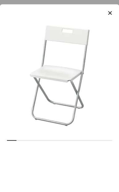 Location des chaises pliantes blanches