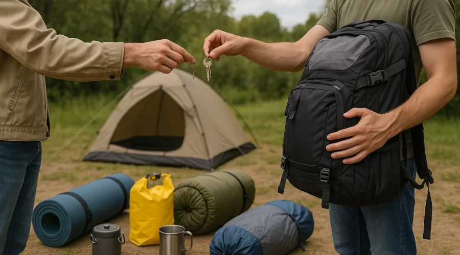 Location de matériel de camping entre particuliers