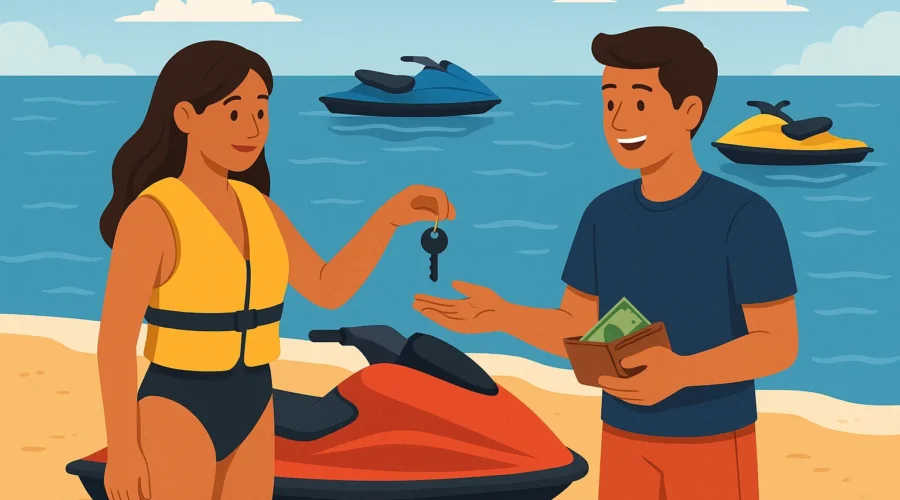 Location de jet ski entre particuliers : tout savoir